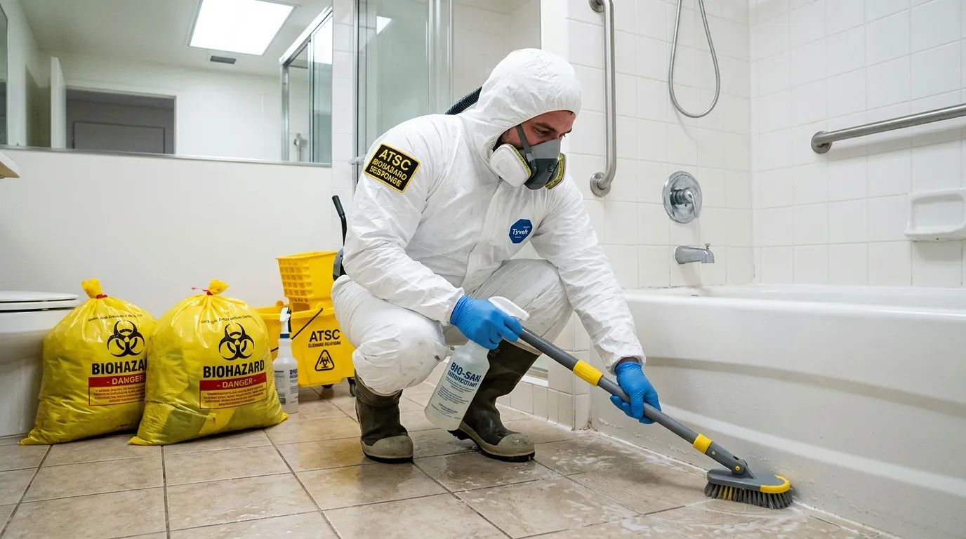 Decontamination equipment deployed for Blood Cleanup in Springboro